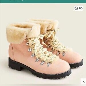 J.CREW - Nordic boots bronzed clay